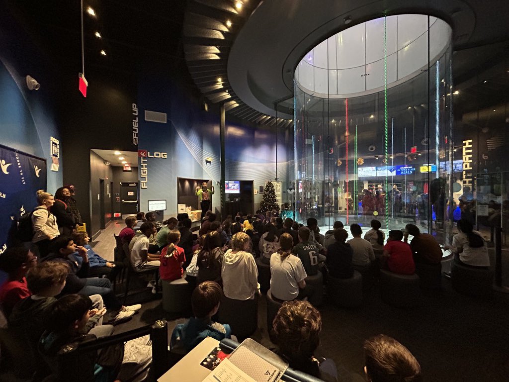 coachboruch's tweet photo. The @FHH_FalconFury @TAKESTOCKPBC #STEM field trip to @iflyus on Tuesday was a blast! We explored the science behind indoor skydiving & everyone had a chance to put theory into practice πͺπ #STEMAdventures #UnforgettableExperience #IBforAll @IBinPBCSD @pbcsd @MichaelAronson2 https://t.co/HwFk7hYJ5s