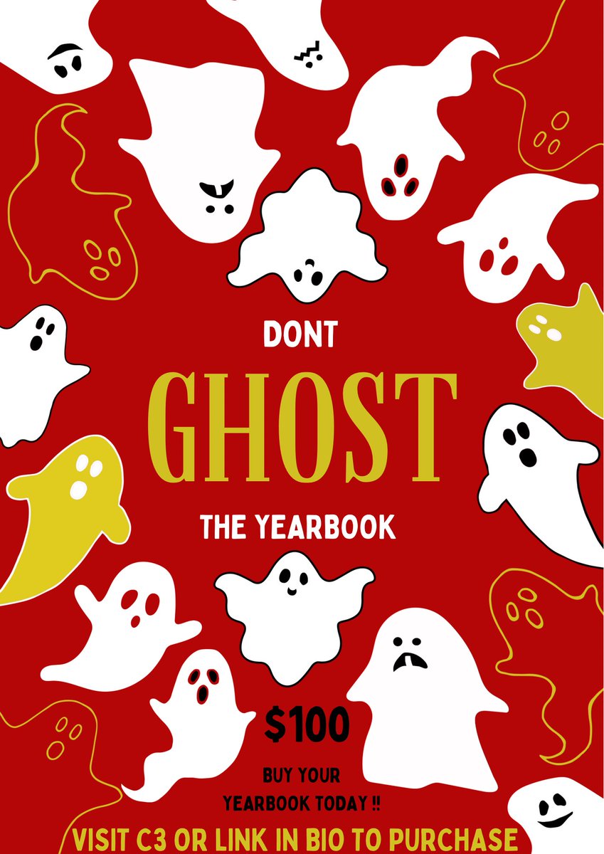 Don’t be spooky halloweens over!               BUY YOUR YEARBOOK TODAY 
🍁👻🎃🍂
<a href="/JHACompany/">Josh Houston</a> @HJYearbook <a href="/RiverdaleHighTN/">Riverdale HS</a>