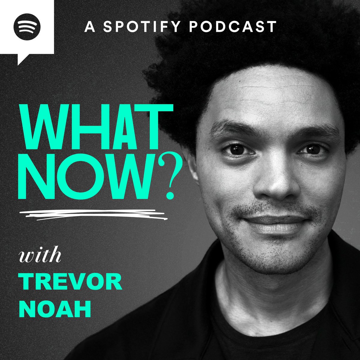 Trevornoah's tweet photo. I'm excited to share that my new podcast, 'What Now?’ launches next week. Tune in for the first episode on November 9th on @Spotify or wherever you get your podcasts. 😁🙌🏾 @spotifypodcasts https://t.co/dC21PHLJ9v