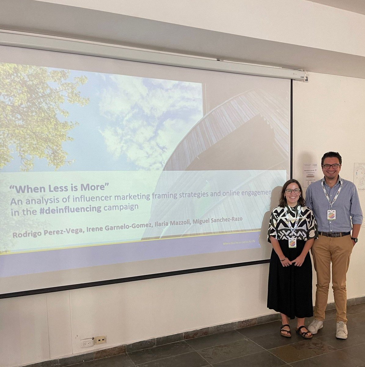 JMCR_Henley's tweet image. Our colleagues Irene Garnelo Gómez and Rodrigo Pérez Vega sharing insights from their research on #InfluencerMarketing and #sustainablebehaviour at the #WSMC2023 in Cali, Colombia 🇨🇴

@WSMConference @rpvega @HenleyBSchool