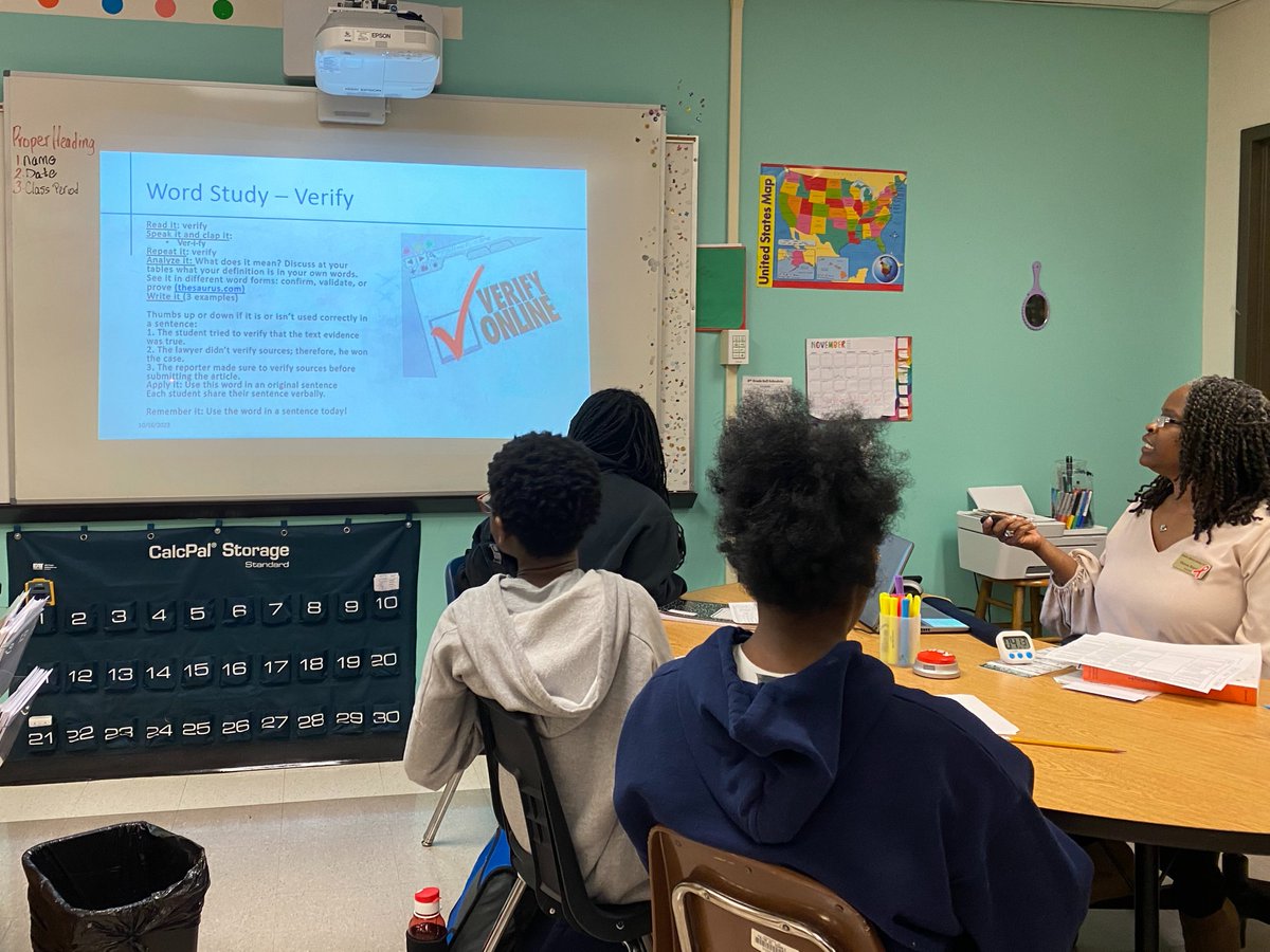 Wonderful things are happening in Ms. Bingham's ELA room!  It was a WOW Wonderland for sure!  All students were engaged and doing the hard work of building Tier 2 vocabulary with an amazing routine led by Ms. Bingham and brought to life by her fantastic students!#EveryChildReads