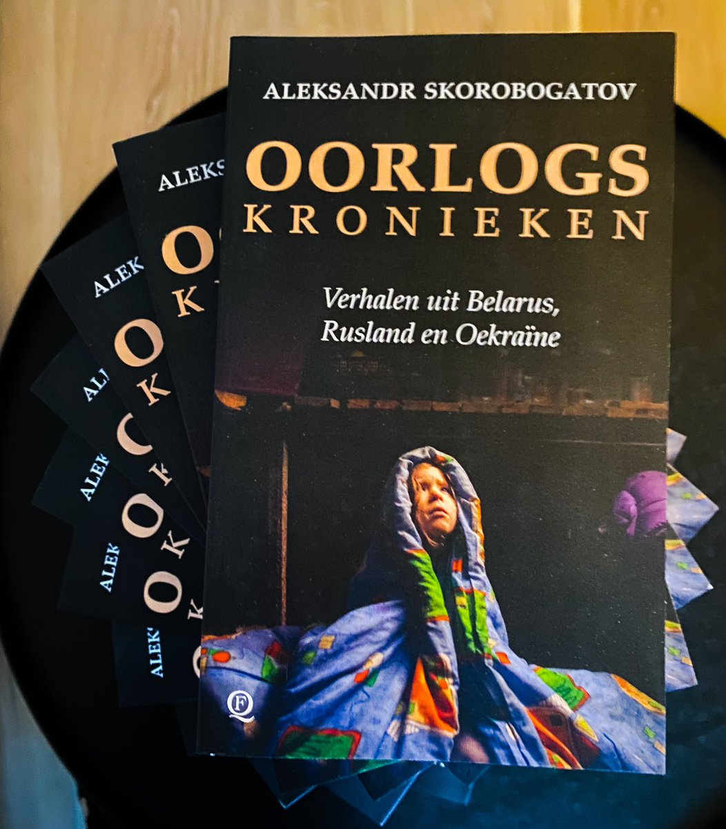 askorobogatov's tweet photo. Feest! Mijn zevende boek in het Nederlands is werkelijkheid geworden!

#RussianGothic #Oorlogskronieken @Querido_Facto @rhaliterary @FlandersLit @destandaard https://t.co/aP10hDhW2Q