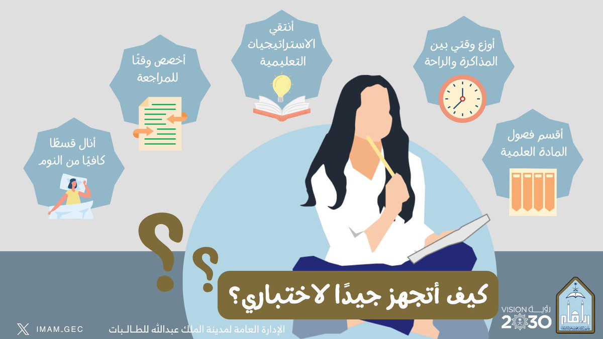 imam_GEC's tweet photo. الاستعداد الجيد مفتاح للنجاح ..
#اختبارات_الفصل_الأول 
#جامعه_الإمام https://t.co/uM1YNrxO8m