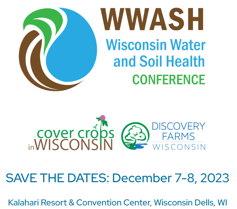 Remember to register for the Wisconsin Water and Soil Health Conference by Nov. 6 to take advantage of early bird pricing! bit.ly/49jCCVX The WWASH conference is a great opportunity to learn more about the intersections of agronomy, water quality and soil health.