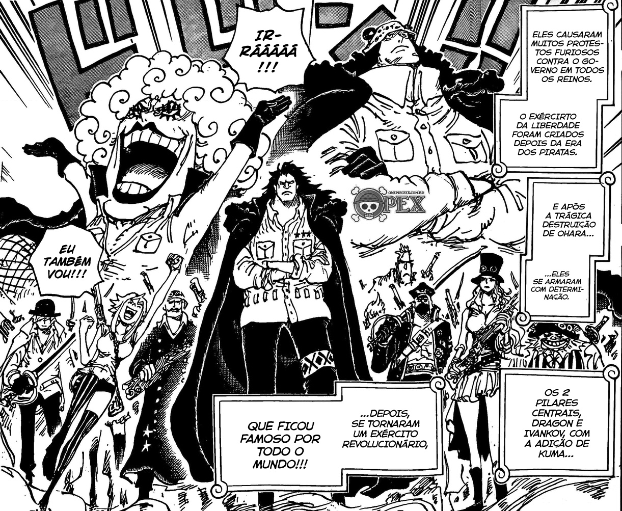 One Piece Capítulo 1098 para lançamento incompleto