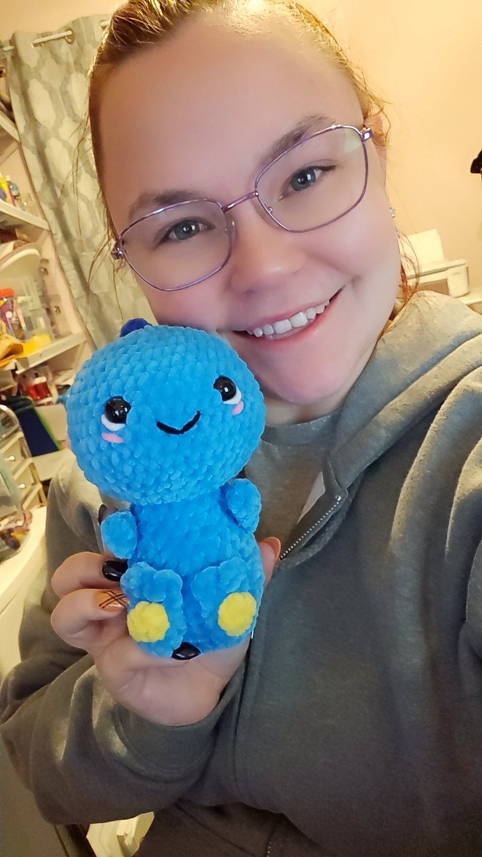 MandaPandaCraft's tweet photo. I had the pleasure of testing this cutie for islandtimecrochet! Thank you so much for allowing me to test for you! I'm working on more colors so stay tuned 😊

#tester #crochet #babydino #crochetdino https://t.co/gAotcKqOtU