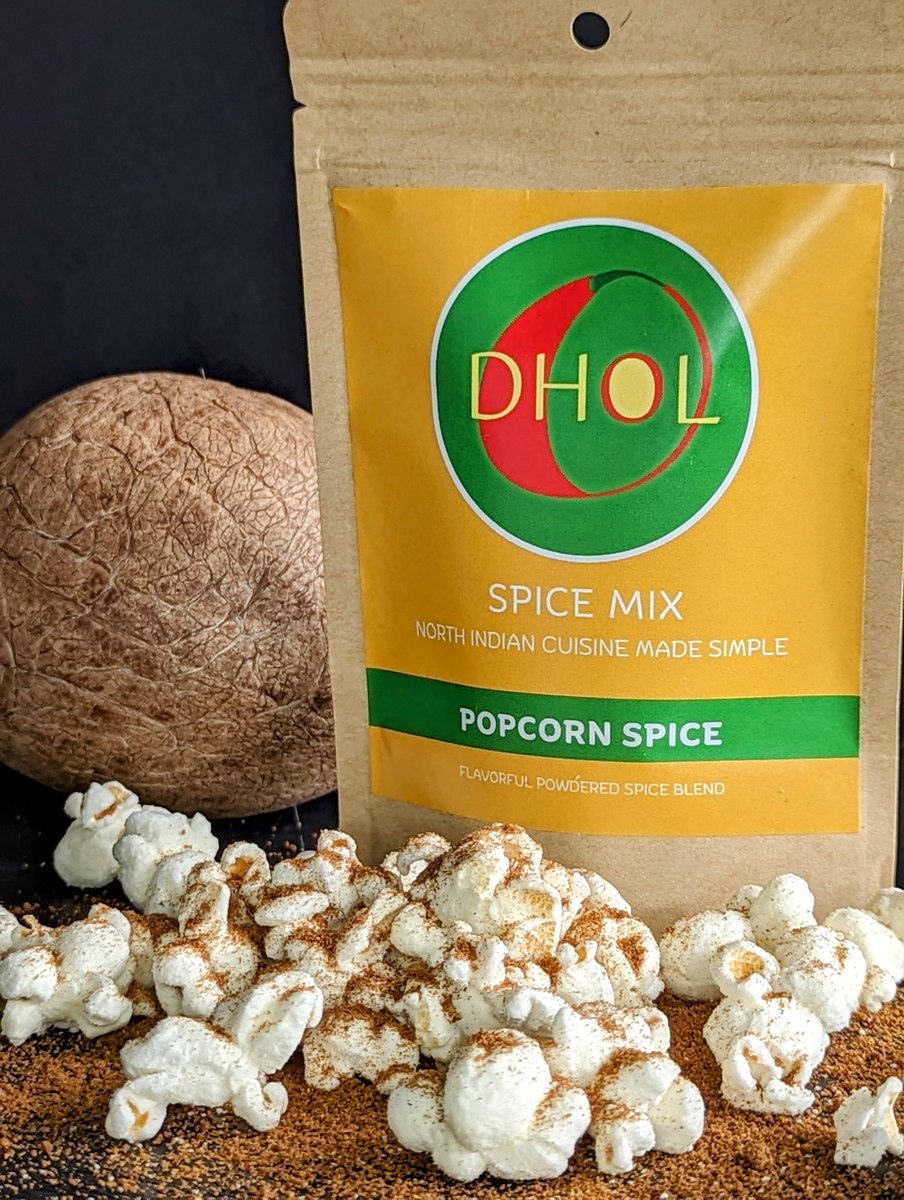 DholSpiceMix's tweet photo. Our Popcorn spice is deliciously addictive - sweet, tangy and spicy.  A perfect flavor for just about anything you can think of!  Try it as a dry rub for wings!
Learn more at https://t.co/07RBLfWb4k

#popcorn #spicemix #tangy #snacks #corn #POTATO #snacks https://t.co/RO5UfxbLVk