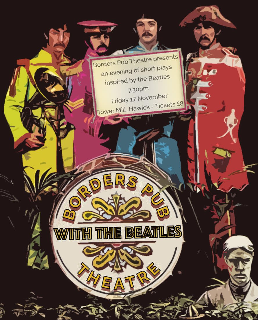 It's been a very big day for fans of #TheBeatles with the release of their new record. Book now for 'With The Beatles' and an evening of new play from Borders Pub Theatre inspired by the band 🎵 'With The Beatles' at Heart of Hawick, 17 Nov / £8 bit.ly/Beatles_Pub_Th… 🧡