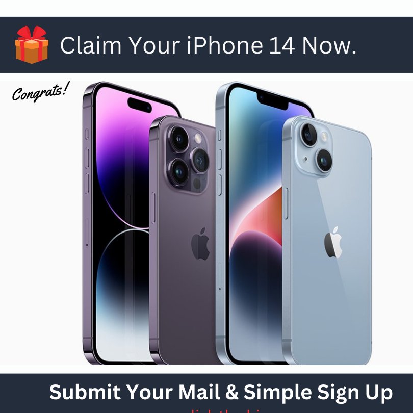 jones54173's tweet photo. You can win iPhone 14 pro Now.
 
⬇️Submit Your Mail &amp; Simple Sign Up
👇🏻click the link
  https://t.co/lEkZBVTq8z

#iPhoneLovers
#AppleObsessed
#iPhonography
#iOSMagic
#AppleAddict
#iPhoneXperience 
#instagram 
#iPhoneography
#iPhoneEnthusiast
😇😇😇😇😇 https://t.co/aaR3MO7qM7