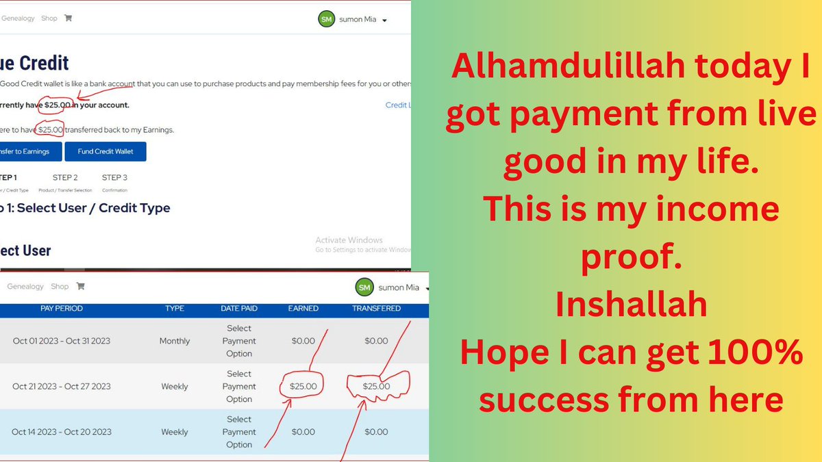 Alhamdulillah today I got payment from live good in my life.
This is my income proof.
Inshallah
Hope I can get 100% success from here
#livegood
#usa
#uk
#canada
#india
#viral 
#onlineearning
#makemonyonline
#affiliatemarketing
#digitalmarketing
#ThirstyThursday 
#EndImpunity