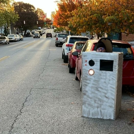 *H'ween 2023.... I went as a speed camera! #HalloweenCostumes!
