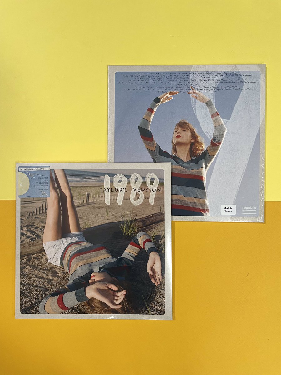MillsRecords's tweet photo. Limited amount of “1989 TV” on Sunrise Boulevard Yellow just arrived. In store only. One per person. Come on down! @taylorswift13 @taylornation13 #swifties https://t.co/2SxqPZRc7r