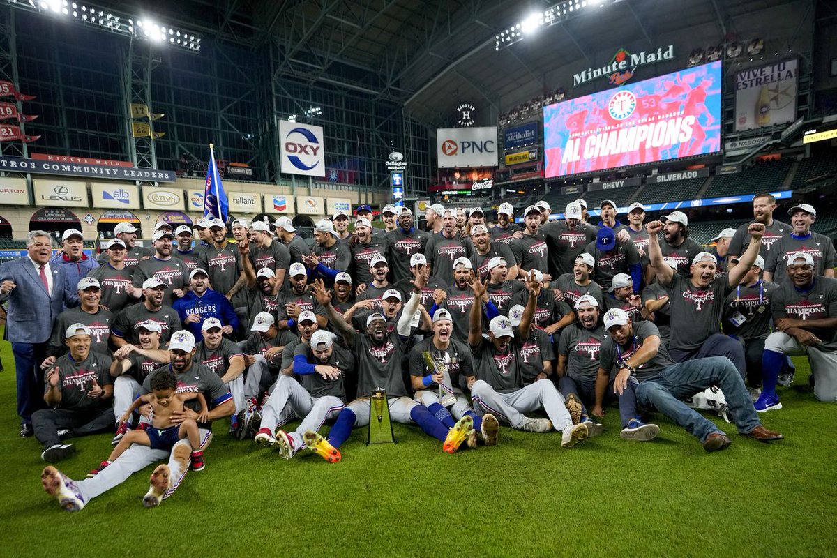 DfwRyde's tweet photo. Congratulations 2023 Texas Rangers on your long overdue and well deserved championship title. 51 years in the making.#texas #texasrangers #baseball #arlingtontx #Dallas #ftworth #MLB #WorldSeries #champion #limo #driver #escalade 
 #goandtakeit #God #NeverGiveUp #partybus #faith https://t.co/cXkupgjm63