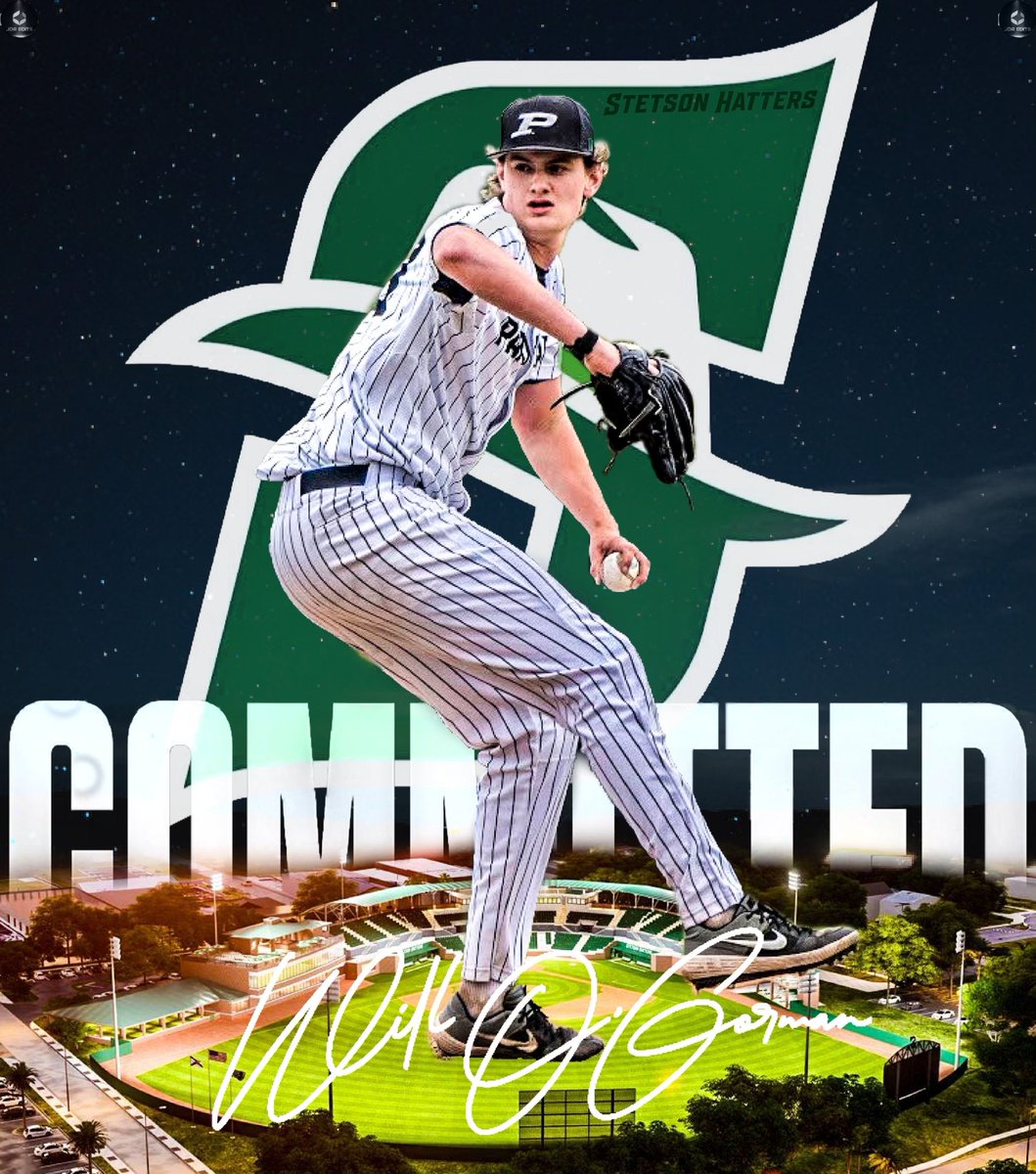 Blessed and excited to announce my commitment to Stetson University. #gohatters