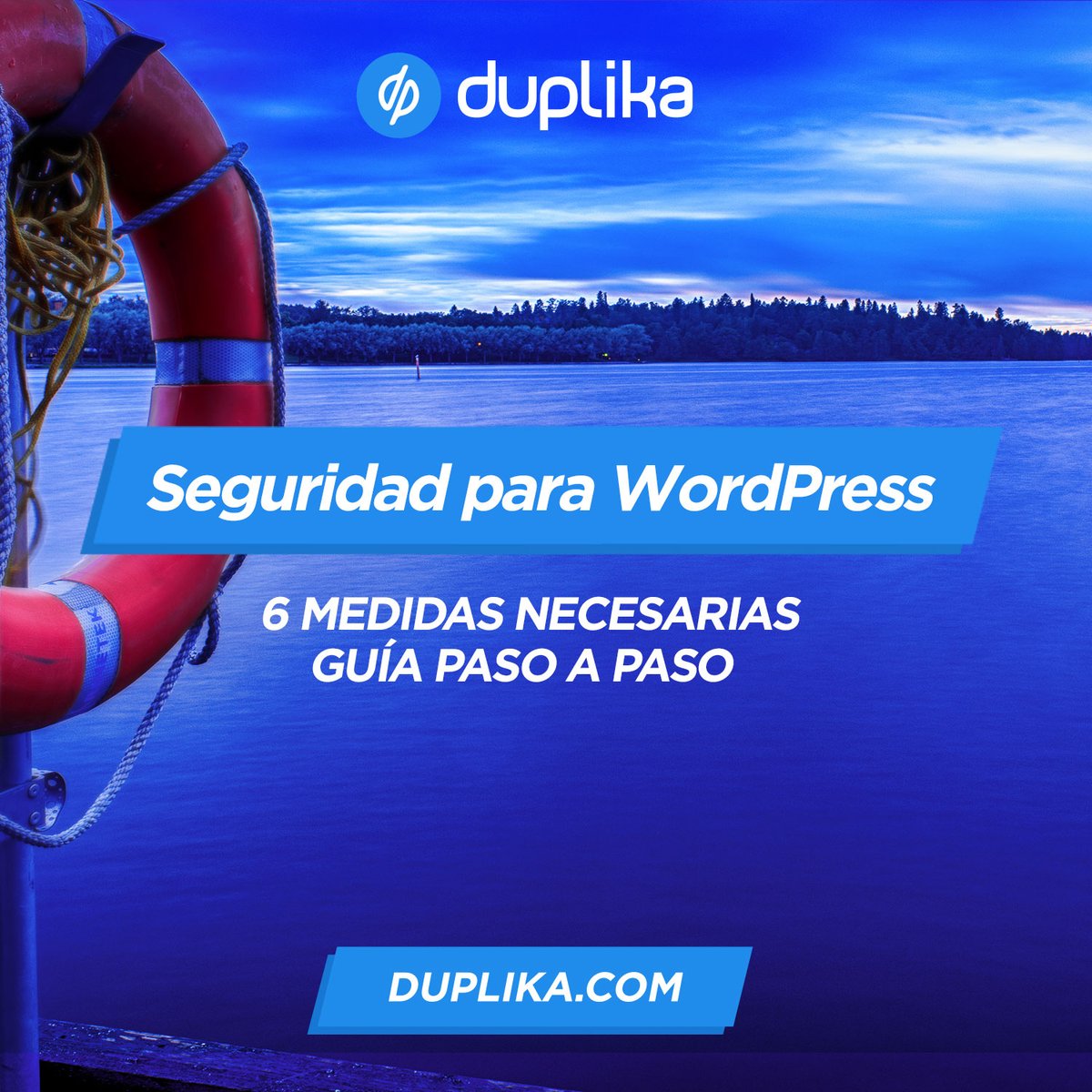 6 medidas de seguridad indispensables para proteger tu WordPress → duplika.com/blog/consejos-… Una guía práctica paso a paso.

#wordpress #seguridadweb #wordpressguia #hostingwordpress #webwordpress #wordpressseguridad