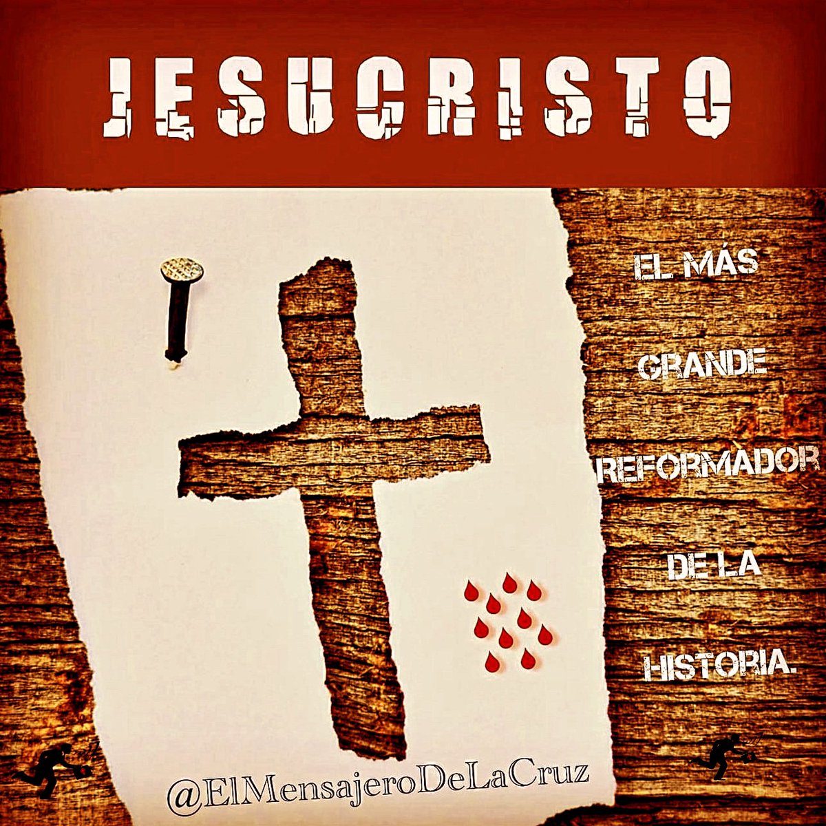 mensajerodlcruz's tweet photo. ✝️ EL MÁS GRANDE REFORMADOR ✝️
       <  SE LLAMA JESUCRISTO  >

#Jesus 
#ElMensajeroDeLaCruz 
#LaPalabraDeLaCruz 
#ElMensajeDeLaCruz #JesucristoyEsteCrusificado 
#JesusExiste 
#LaSangreDeCristoTienePoder
#ElCaballeroDeLaCruz 
#JesusEsReal
#JesusLiberta
#JesusSigueVivo
#Biblia https://t.co/8CyjubjFZy