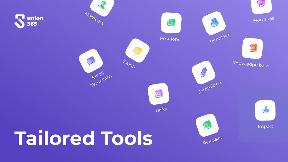union_365's tweet image. Unions deserve specialized solutions.
Delve into a suite of tools designed to cater exclusively to your needs, pushing boundaries and driving growth.
Experience the difference firsthand. 🔧

#Union365 #U365 #UnionTools