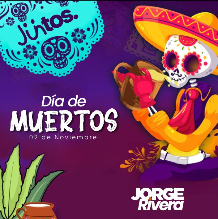 jrivera_u's tweet photo. ¡Festejemos jüntos el Día de Muertos! 🌼🕯️ Una tradición llena de color, alegría y amor hacia nuestros seres queridos que ya no están con nosotros. 

#Jüntos https://t.co/a2ZOR7G4Pi