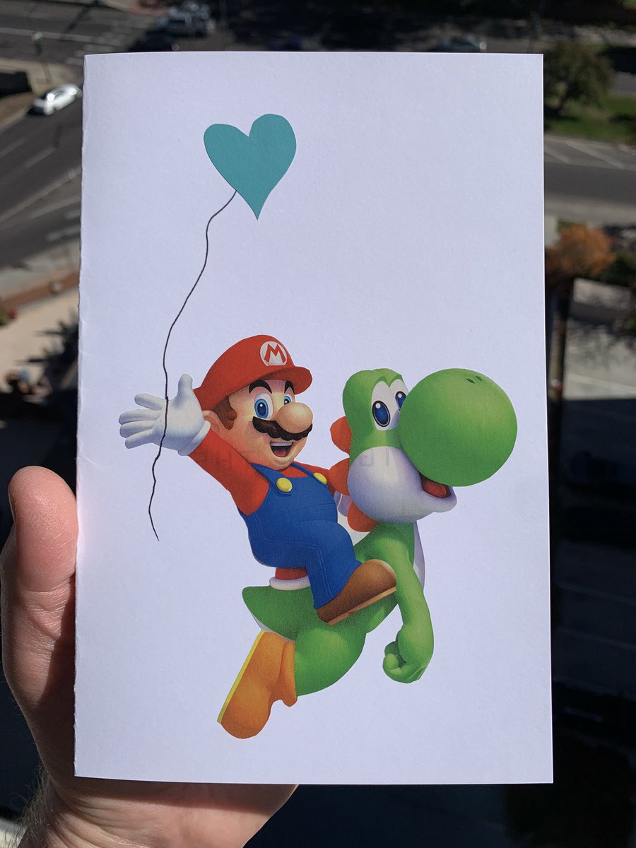 Happy Birthday Mom! 💙

#10daysago

#mario #yoshi #happybirthday #handmadecard #supermariobros