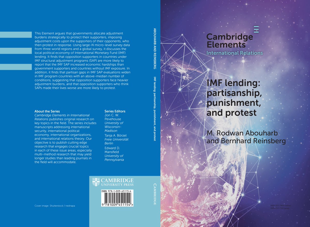 rodabouharb's tweet photo. Delighted to have been interviewed by @alanjrenwick on @UCLSPP Uncovering Politics Podcast
https://t.co/7Lsc180FjC w/ @b_reinsberg about our new book, IMF lending: partisanship, punishment, and protest. Available soon on https://t.co/IenL79sTV9 #IMF #distributionalpolitics https://t.co/oxTiIyFfHz