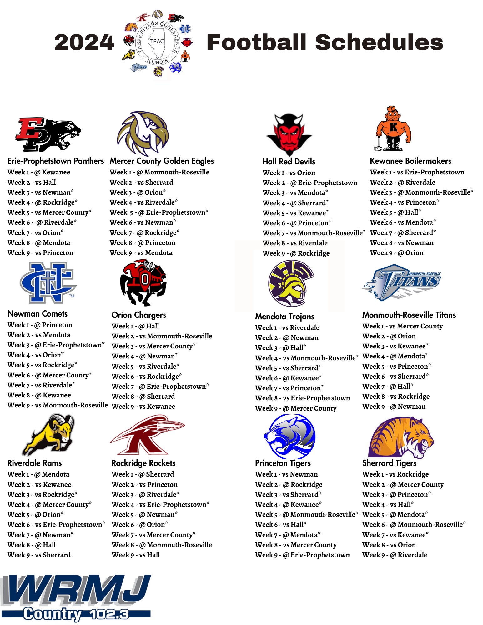 Princeton High School Football Schedule 2024 Ceil Meagan