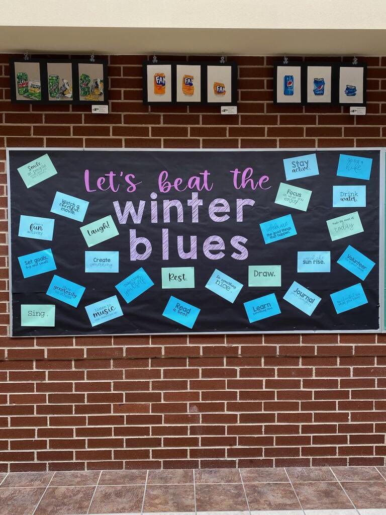 phs_counselors's tweet photo. Come and check out the @PHS_LowerHouse board with fun ways to beat the Winter Blues!! https://t.co/OHC4Ny8wt1