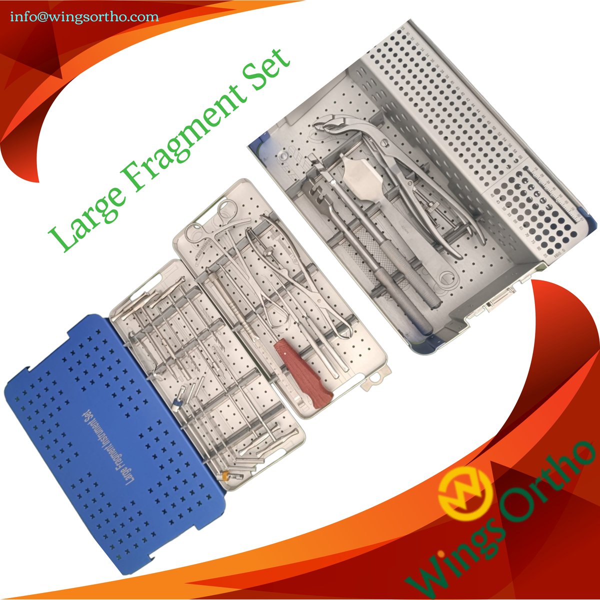 SweMan143's tweet image. #WingsOrtho #largefragment es un #instrumento esencial para la reparación de fracturas en #huesos grandes como el #húmero #fémur #tibia paciente adulto sistema fragmentos grandes incluye instrumentos herramientas como bloqueo de seguridad e implantes e instrumentos estándar #OEM