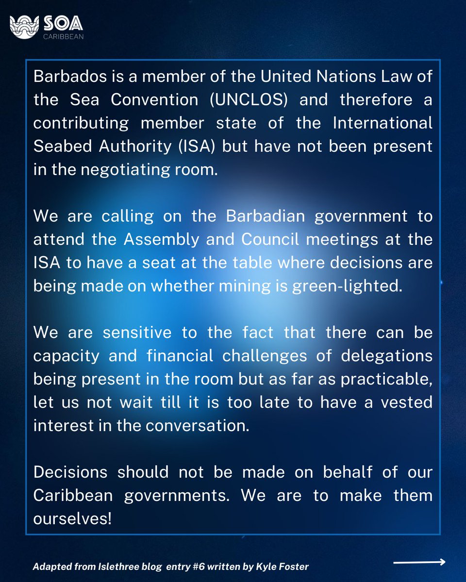 ecoseas_carib's tweet image. We call on Caribbean leaders to #defendthedeep🚨 !

Content adapted from an incredible piece written by SOA-Barbados member Kyle Foster.

Please check out his full article at this link: islethree.com/journal-1/entr…

#saynotodeepseamining
#keepitinthedeep