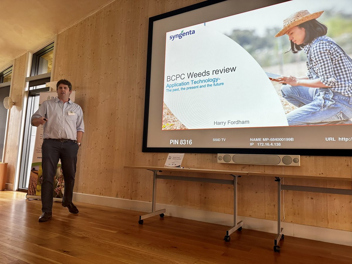 TheVI_Tweets's tweet image. After lunch, @SyngentaUK’s @FordhamHarry talking nozzles and all things application technology at the @BCPC1 weed experts group meeting #bestpractise @NRoSO_Register