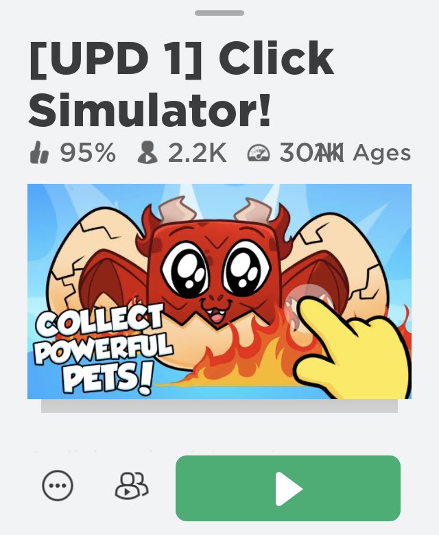 agaming09_tg's tweet photo. Guys this game is getting popular is the new best clicker simulator game right now so go check it out before update 2 :O #roblox #clickersim https://t.co/RWy7htpODG