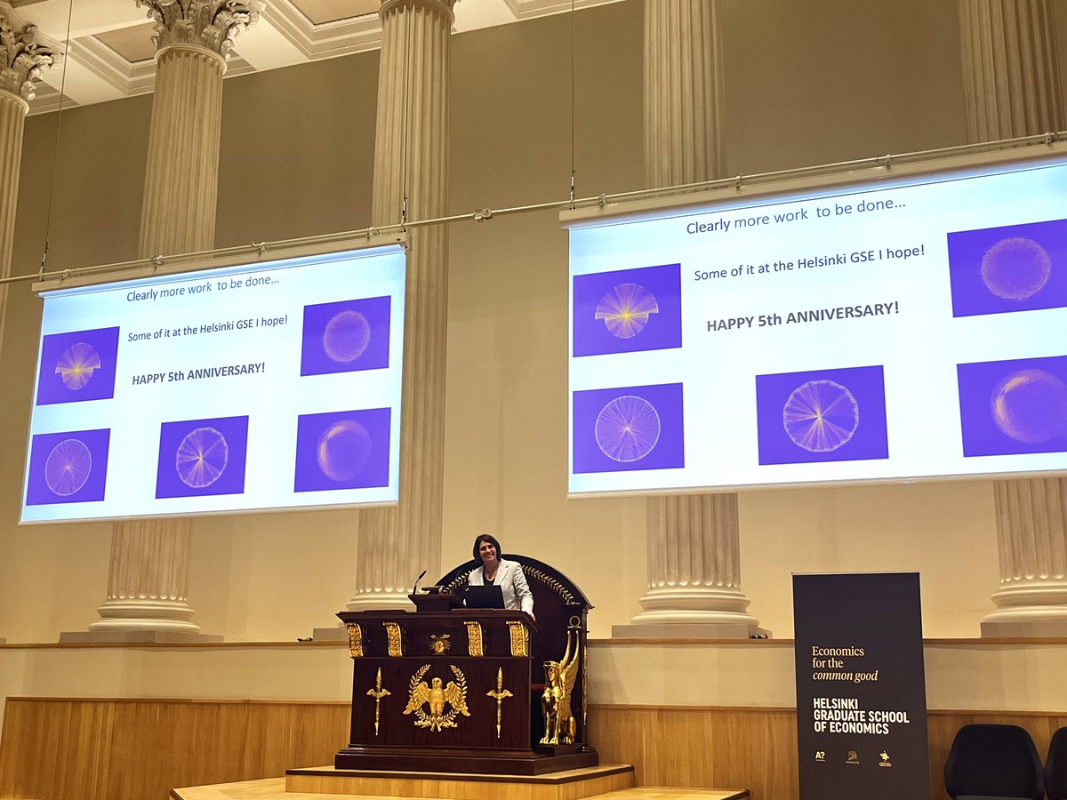 .<a href="/LBS/">London Business School</a>’s <a href="/helene_rey/">Hélène Rey</a> recently visited the Bank of Finland, providing insightful views on #financialstability, monetary policy and the European banking sector. <a href="/LBS/">London Business School</a>'s Lord Bagri Professor of Economics also gave an excellent speech at the 5th anniversary seminar of the <a href="/HelsinkiGSE/">Helsinki GSE</a>