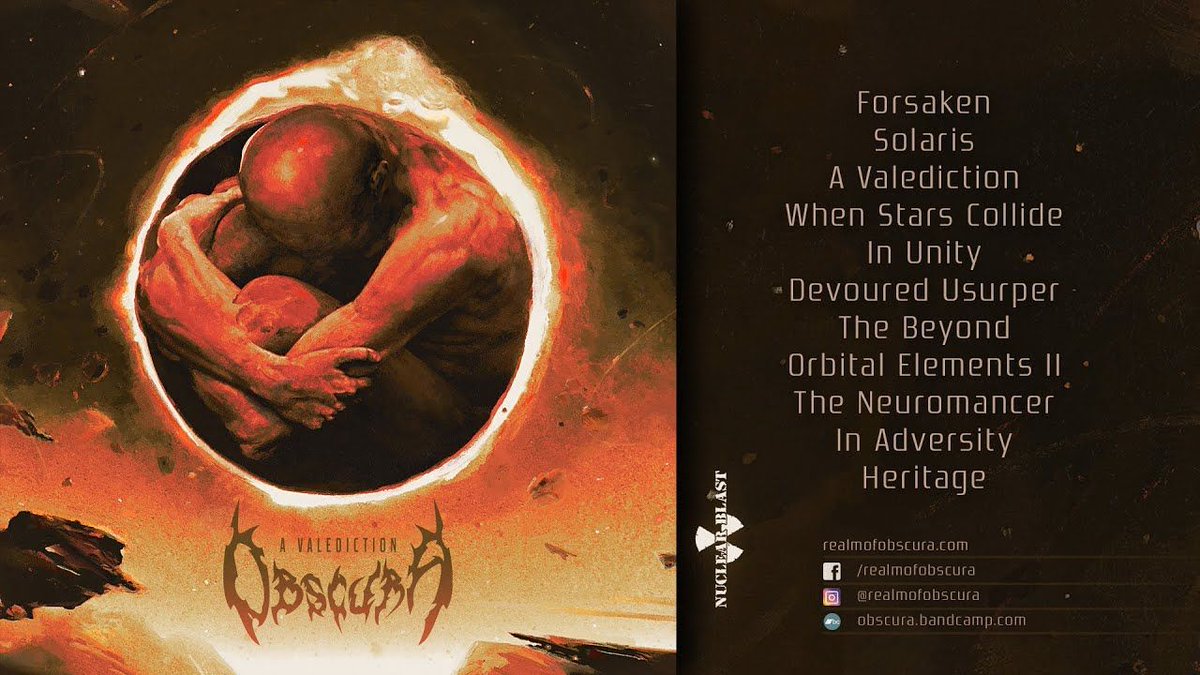 reisquarteu's tweet image. #Obscura - "A Valediction" (Full #AlbumStream - Technical #DeathMetal from #Germany): youtu.be/6672zoFUQxk \m/