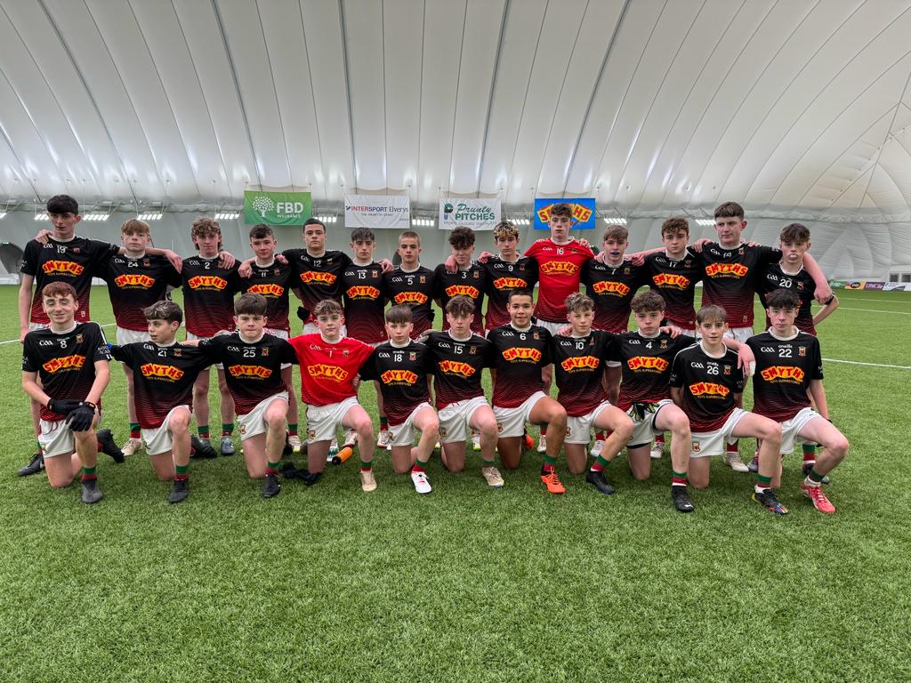 MayoGAA's tweet photo. Well done to all the players involved in the Mayo GAA U14 Academy teams playing their last game of the year in the Air Dome, COE, Bekan today against Clare. https://t.co/oQ4Qw4krxA