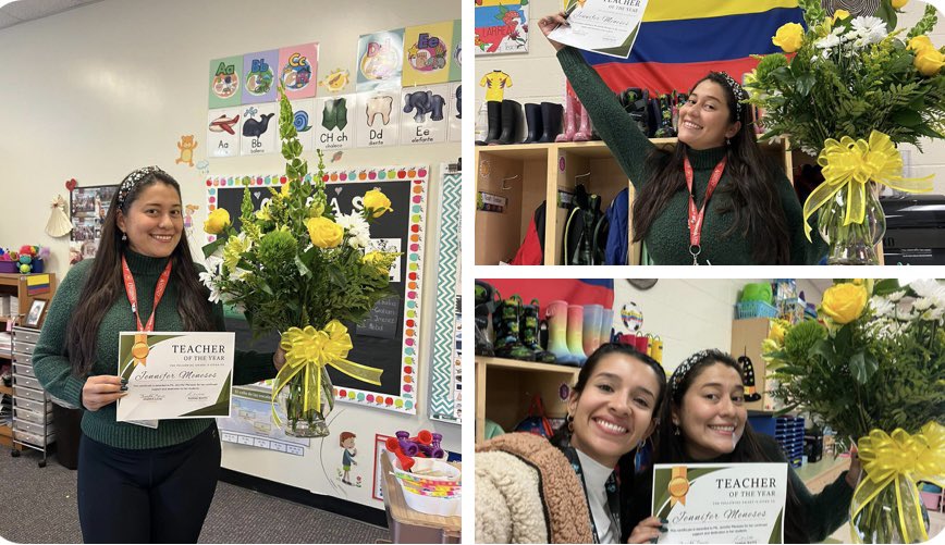 jlojo19's tweet photo. I am proud to celebrate my friend @MrsMenesesA for being recognized as TOY at @PoplinESNC. I miss working alongside such a dedicated, passionate &amp; truly amazing teacher. Keep shining brightly &amp; keep representing Team Amistad for me ♥️🤩 @Shanda_Lauri @ParticipateLrng @PoplinESNC https://t.co/M4XJIHU4kg