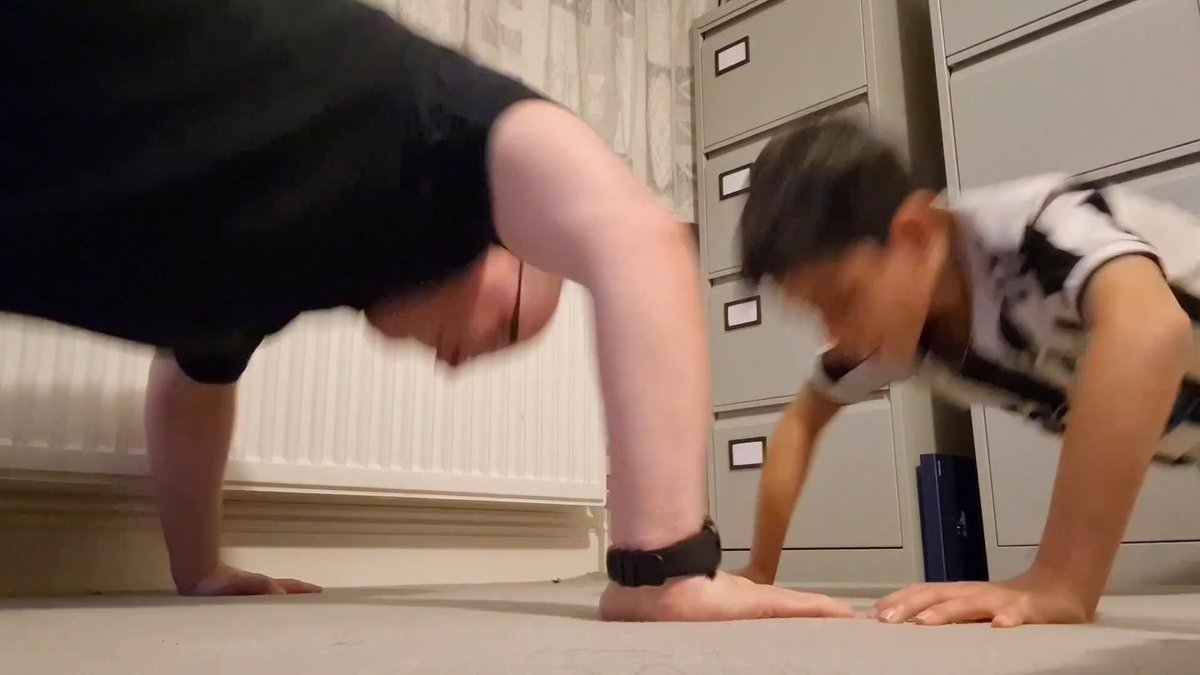 drdeanburnett's tweet photo. It's #100pushupchallenge, day 2. Completed!
And my son joined in this time. And did 100 himself. He's 11. So you have to donate now, otherwise you're just watching a child suffer (his actual words)
https://t.co/gV7MaFwC8B
#charity #exercise #ow https://t.co/JipLX6zF26