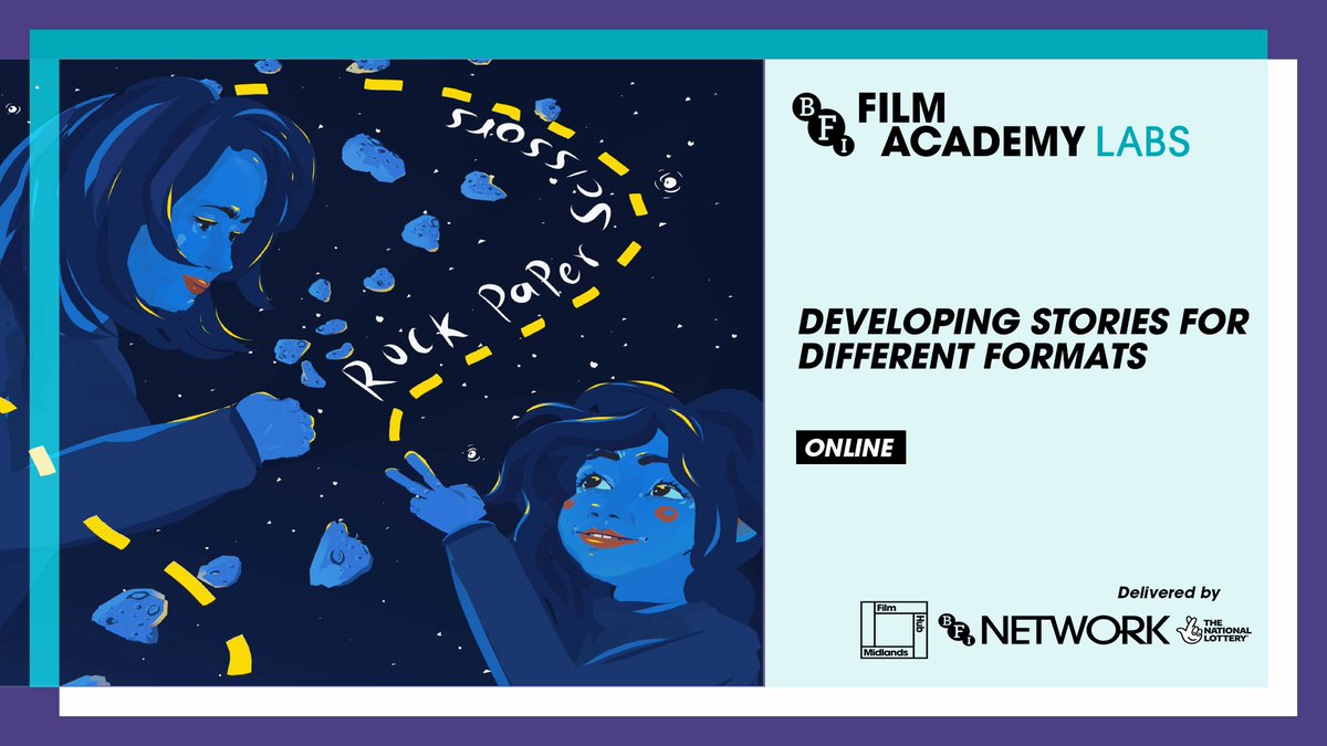 @bfifilmacademy invites you to their next online Lab Developing Stories for Different Formats✨ 🎬 Joined by award-winning virtual reality filmmaker Alex Rühl @alexmakesvr (Rock, Paper, Scissors). 🗓️Mon 20 Nov // 6:30pm - 7:45pm Book Now - bit.ly/BFIDevelopingS…