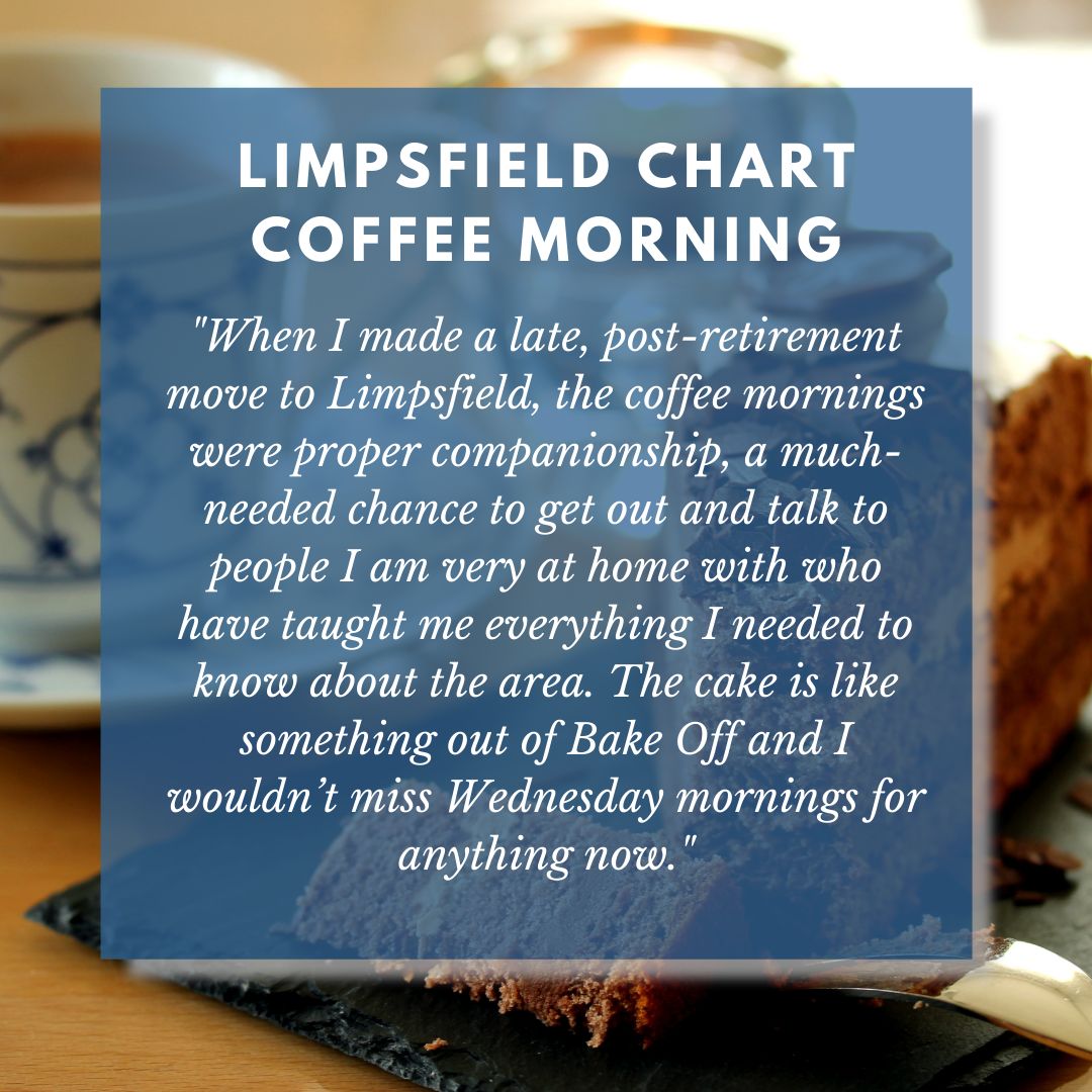 LimpsfieldPC's tweet photo. It's so rewarding to be able to make a positive difference to people's lives and that is part of what the Parish Council can do on a local level, for our immediate community. 
We are very proud to support the Chart Coffee Mornings at St Andrew's Hall. #limpsfield #limpsfieldchart https://t.co/jd4dffLhrn