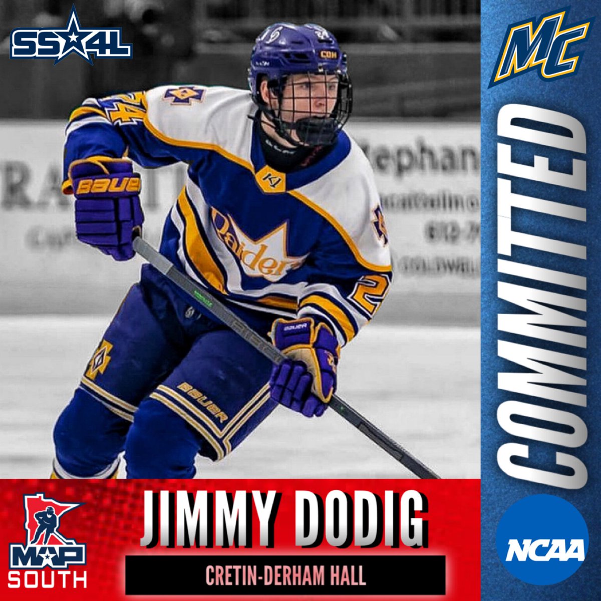 APX Hockey (@apx_hockey) on Twitter photo GO MACK: Congrats to <a href="/cdhhockey/">CDH Raiders Hockey</a> ‘06 d-man <a href="/JimmyDodig/">Jimmy Dodig</a> on his commitment to @MerrimackMIH.
Jimmy is one of the most improved players we’ve seen over the past few years, cultivating an on-ice identity that is built for longevity. He will be an animal at the collegiate level. #SS4L GO MACK: Congrats to <a href="/cdhhockey/">CDH Raiders Hockey</a> ‘06 d-man <a href="/JimmyDodig/">Jimmy Dodig</a> on his commitment to @MerrimackMIH.
Jimmy is one of the most improved players we’ve seen over the past few years, cultivating an on-ice identity that is built for longevity. He will be an animal at the collegiate level. #SS4L