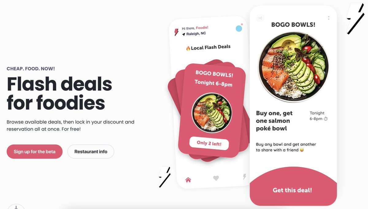 Just launched the new site. #RaleighNC foodies, come sign up for free. reffo.io