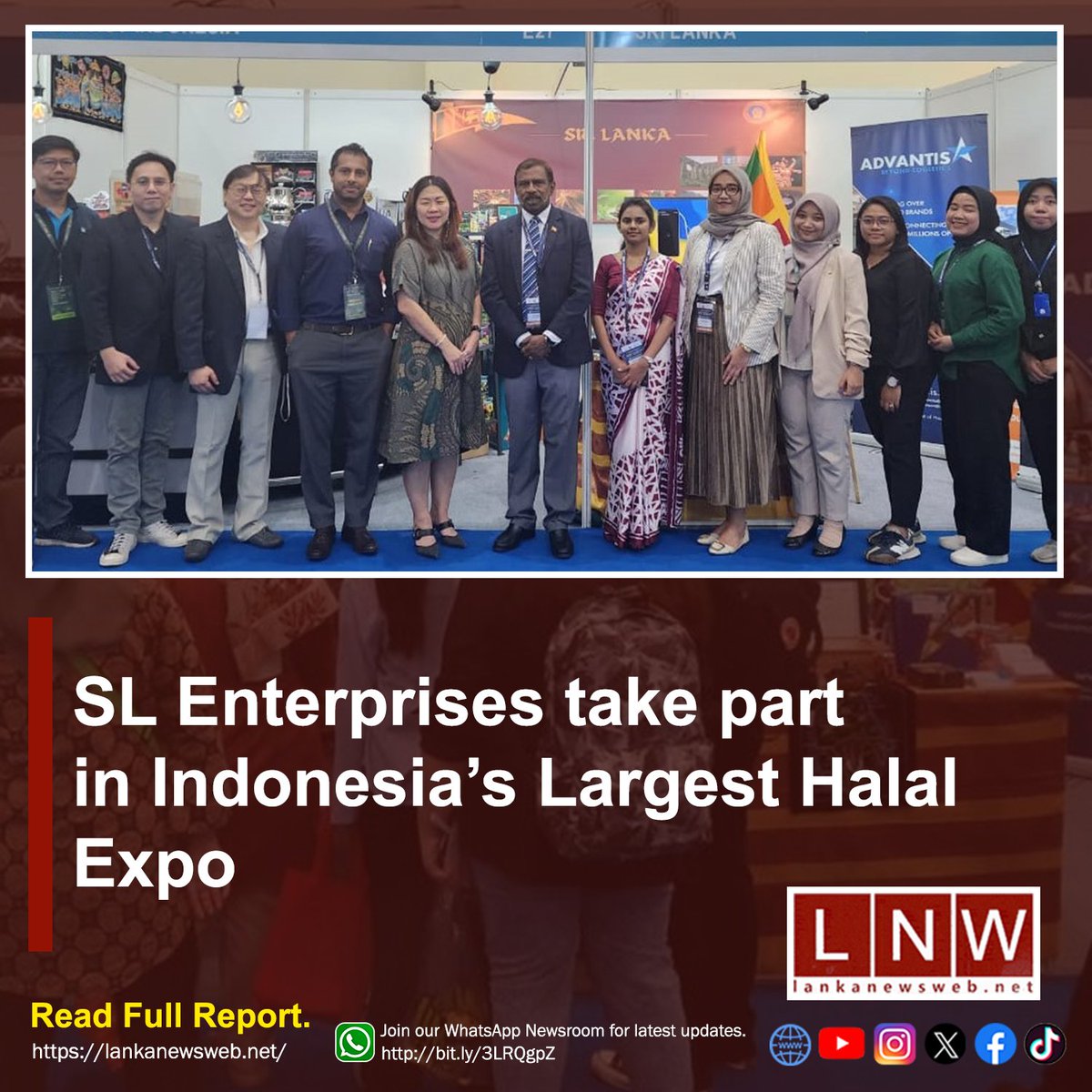 #SriLanka Enterprises take part in #Indonesia's Largest Halal Expo #lka #LNW 

lankanewsweb.net/archives/45355…