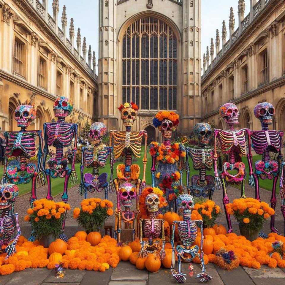 In the occasion of #DayOfTheDead, and with this year’s celebration of 200 years of friendship between the 🇬🇧 and 🇲🇽, <a href="/Cambridge_Uni/">Cambridge University</a>’s Mexican Society set up an altar at its Museum of Archaeology and Anthropology. 

A celebration of life… ✨

#UKMX200