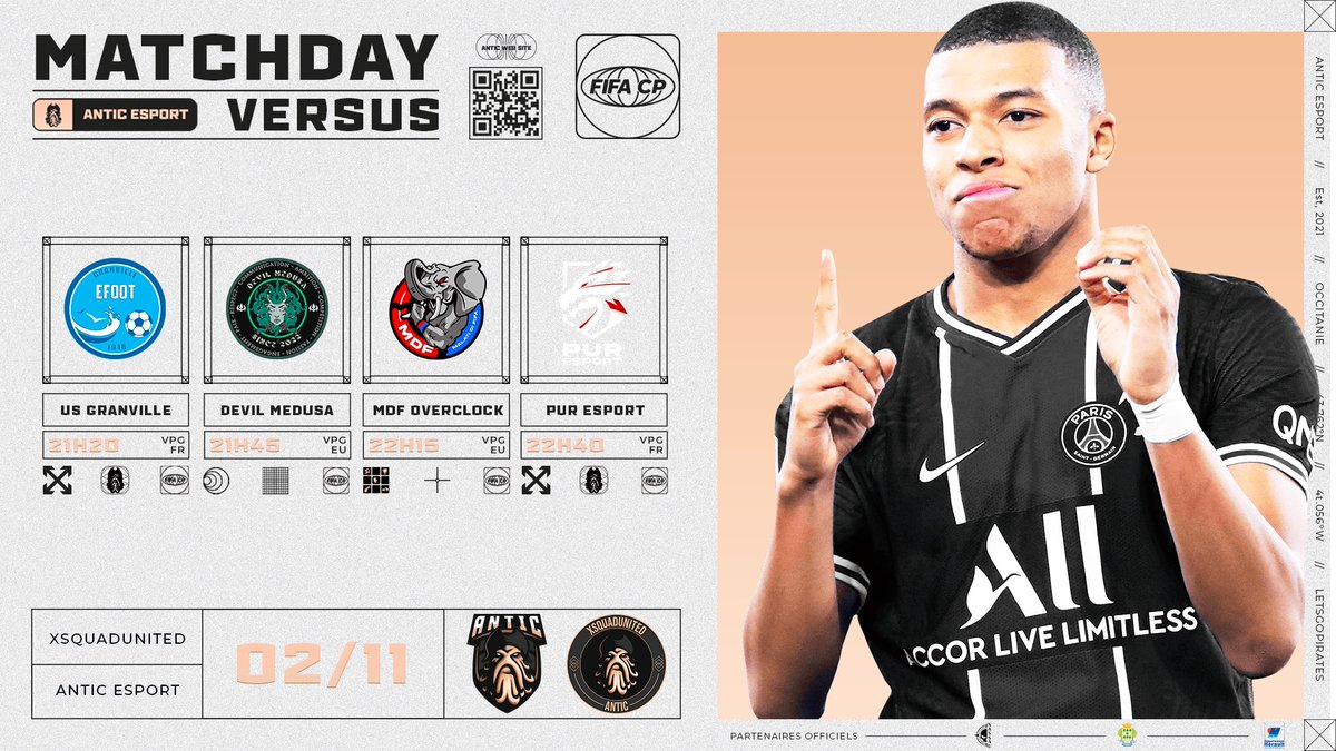 Antic ESC (@anticesport) on Twitter photo โฝ๏ธ ๐ ๐๐ง๐๐๐๐๐ฌ ! Derniรจre session de la semaine avec 4 matchs de <a href="/OfficialVPG/">Virtual Pro Gaming</a> ๐ช๐บ & <a href="/VPGFrance_/">VPG France</a> ๐ซ๐ท !
โถ๏ธ twitch.tv/hamadinho38 (21h20)
#EAFC24 #ProClubs | <a href="/xSquadUnited/">xSquadUnited</a> โฝ๏ธ ๐ ๐๐ง๐๐๐๐๐ฌ ! Derniรจre session de la semaine avec 4 matchs de <a href="/OfficialVPG/">Virtual Pro Gaming</a> ๐ช๐บ & <a href="/VPGFrance_/">VPG France</a> ๐ซ๐ท !
โถ๏ธ twitch.tv/hamadinho38 (21h20)
#EAFC24 #ProClubs | <a href="/xSquadUnited/">xSquadUnited</a>