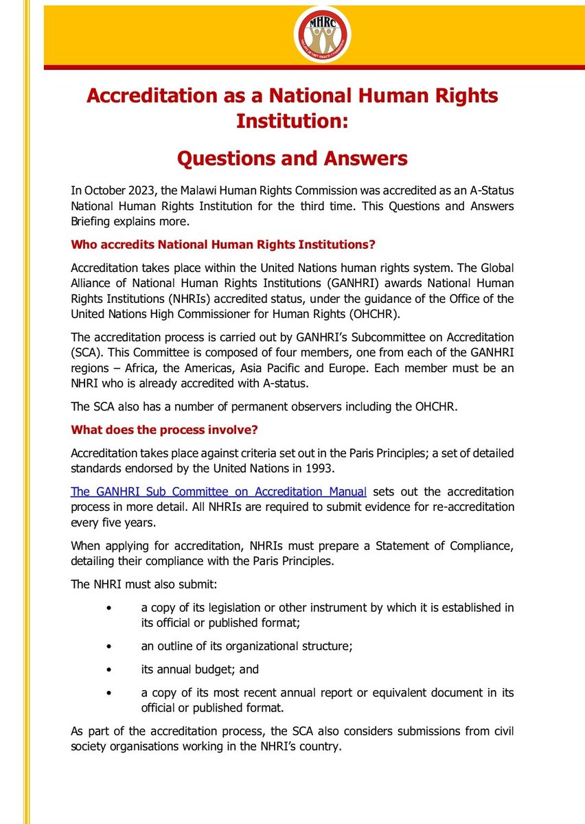 Malawi Human Rights Commission tweet media