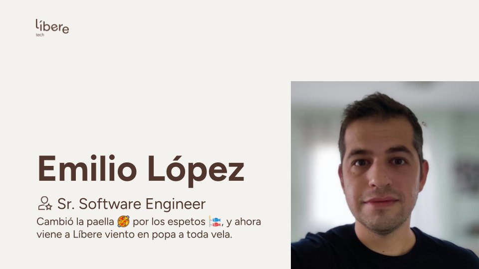 LibereTech's tweet image. ¡Hoy se incorporan al equipo de producto dos mega-cracks!
Gracias Emilio y Jagoba por confiar en este proyecto. ¡Lo vamos a pasar bien🤘!