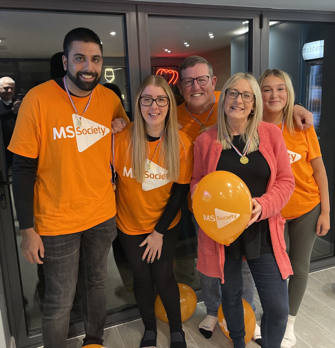 Congratulations to the team <a href="/JessDeej/">Jessie</a> <a href="/jugi1969/">justin edwards💜💛</a> <a href="/sandeep_lali/">Sandeep Lali</a> <a href="/LauraDeej/">Laura Jayne</a> and Abi raised £2.7k for <a href="/mssocietyuk/">MS Society UK</a> 👏🏻👏🏻and thanks for all your donations 👍🏻mymswoof.mssociety.org.uk/fundraising/je…