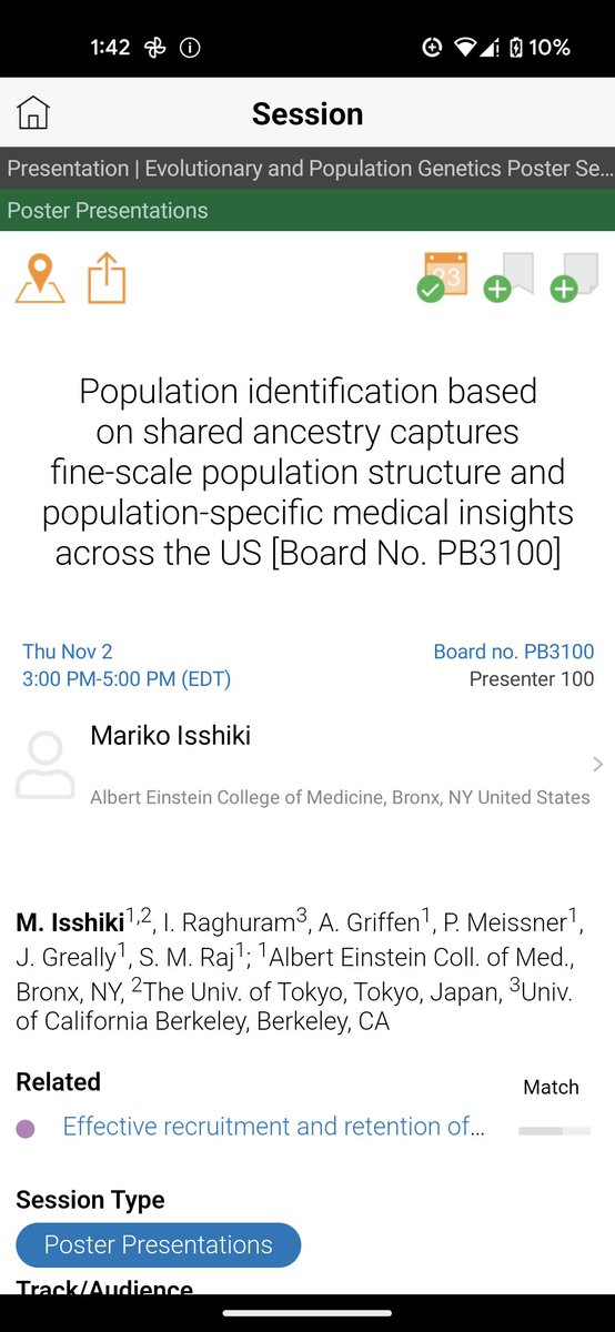 Great to be at #ASHG2023! Check out our poster PB3100 that my postdoc Mariko Isshiki is presenting today - and won a Reviewers Choice award!