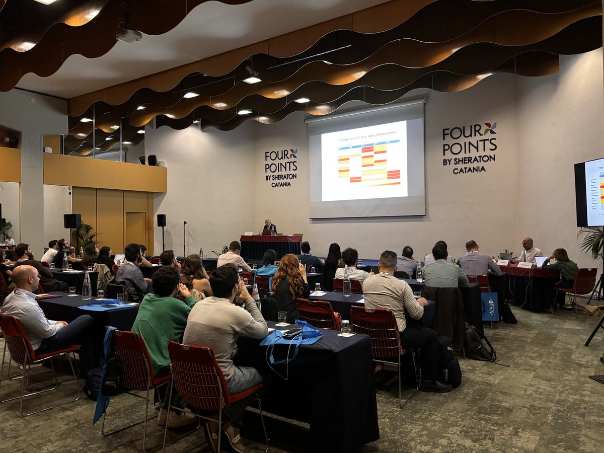 A vibrant, highly interactive first day of the annual Advanced Course on Movement Disorders, running for the 11th year in Italy, this time in beautiful Catania. A few action scenes, with ⁦<a href="/franci_morgante/">Francesca Morgante</a>⁩ and ⁦<a href="/DrAlfonsoFasano/">Alfonso Fasano</a>⁩ #mdscourse2023 ⁦⁩<a href="/movedisorder/">MDS</a>