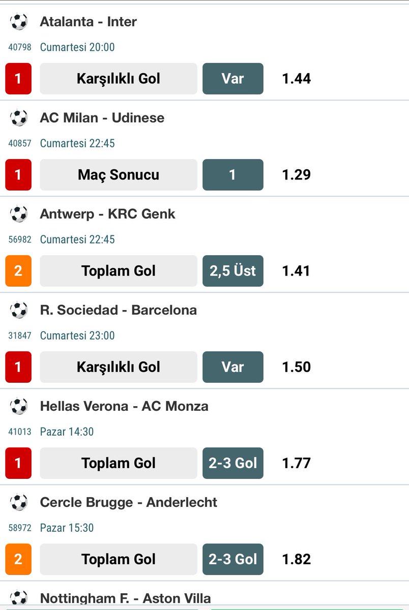 StatisticWon's tweet photo. 🏆CUMA CMTS PAZAR 🏆

📍Bu kupon gelirse 10 Kişiye 500₺ verelim PAYFIX 🎁

🥂Toplam Oran 328,51 

🏟️Toplam Maç Sayısı 13/? https://t.co/KNPPRY7yKH