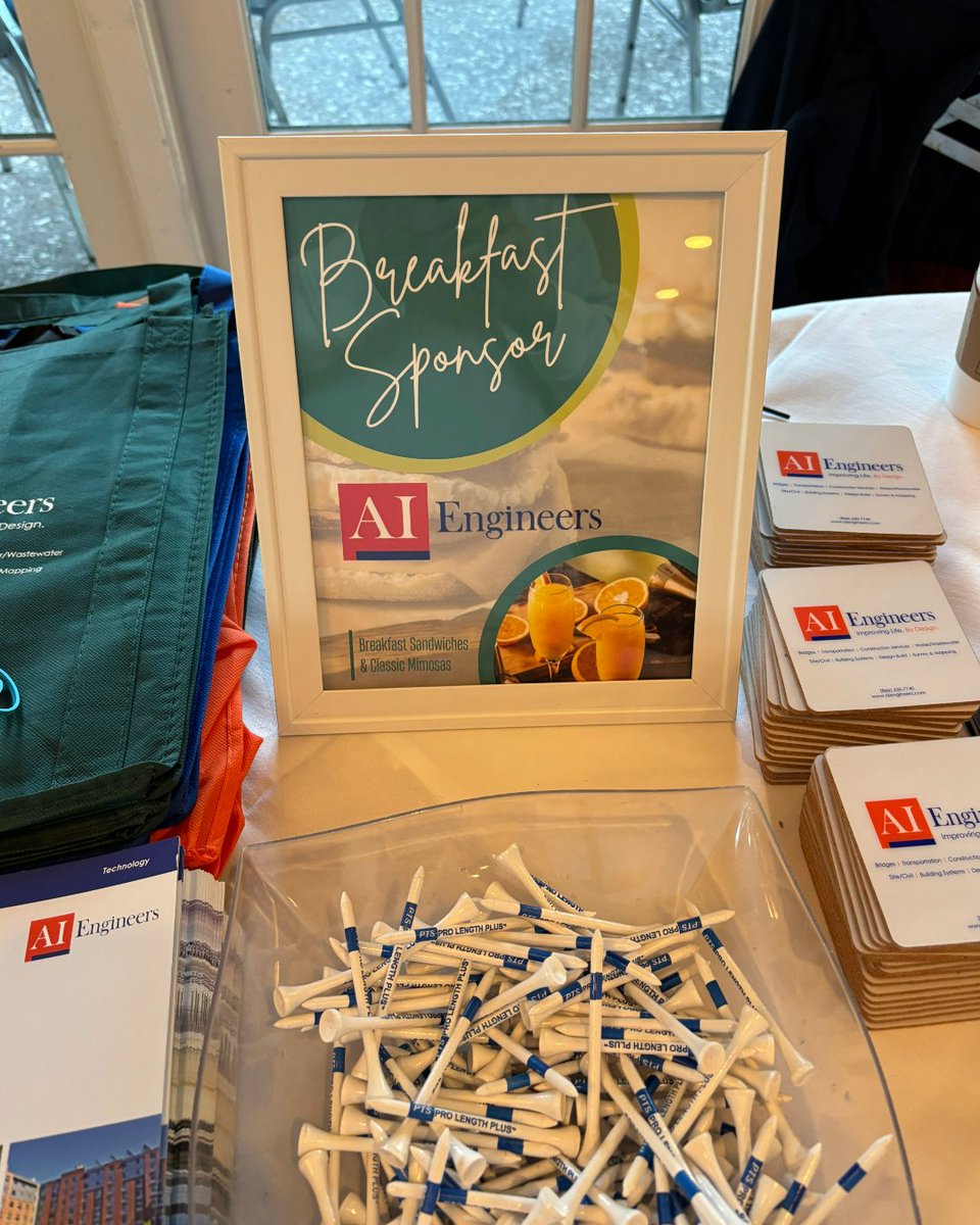 AI_Engineers's tweet photo. AI Engineers was thrilled to be a sponsor of the Civil Engineers Club of Charleston's annual scholarship golf tournament! Let's swing into action for a great cause!
#ImprovingLifeByDesign #CommunitySupport #GolfTournament #Scholarships #CharlestonCEC https://t.co/uCfndaQtpA