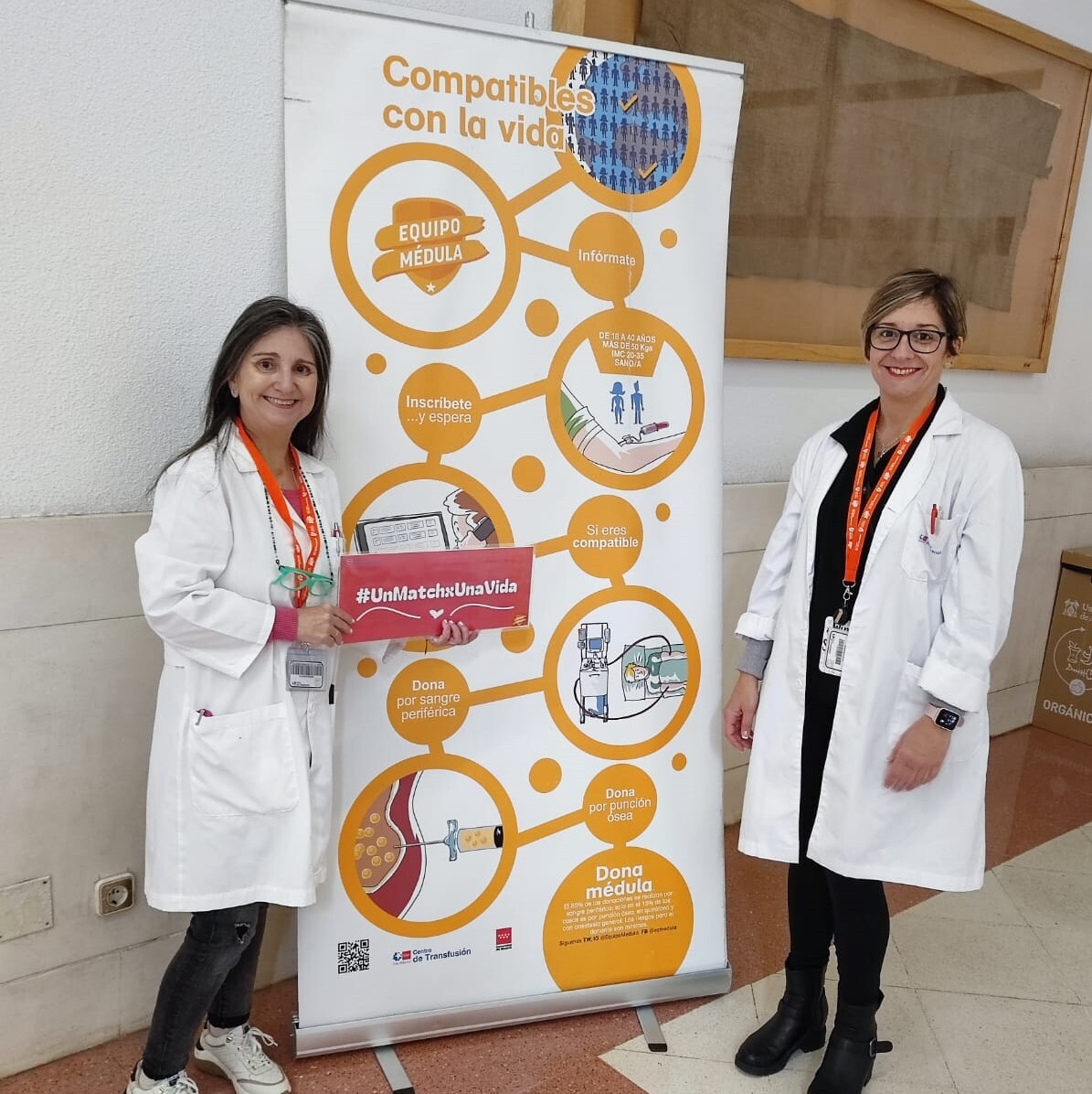 EquipoMedula's tweet photo. Terminamos el #MatchTour en Madrid con 97 nuevos registros.
💛 Gracias a todas las personas, entidades, hospitales, universidades que hacéis posible que cada día crezca el Registro de Donantes de Médula Ósea.
#EquipoMédula @ONT_esp @fcarreras #UnMatchxUnaVida #DonaMédula https://t.co/CRf5mlskj1